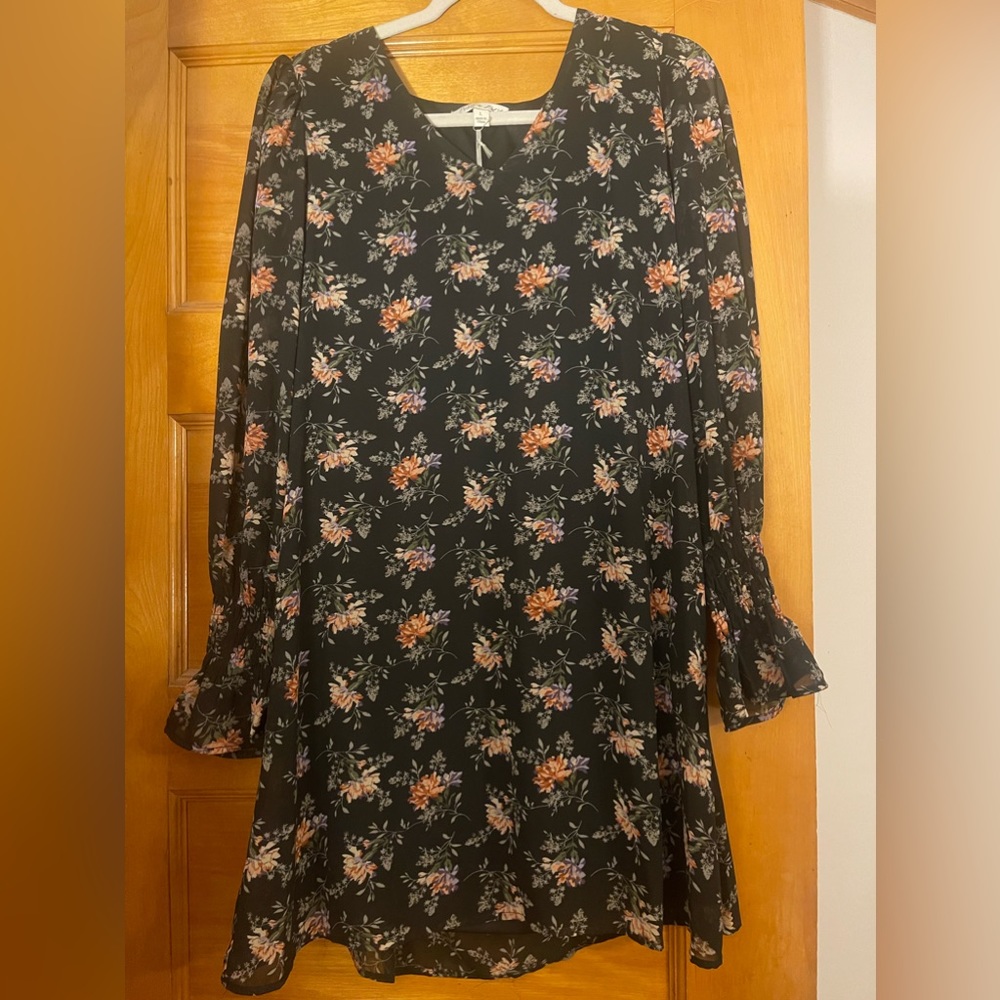 She + Sky floral dress size L NWT